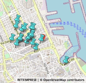 Mappa Palermo, 90133 Palermo PA, Italia (0.5185)