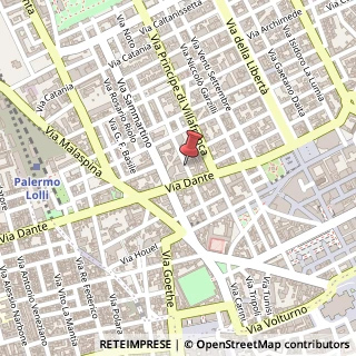 Mappa Via Giuseppe De Spuches, 5, 90141 Palermo, Palermo (Sicilia)