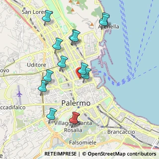 Mappa P.za Castelnuovo, 90141 Palermo PA, Italia (2.30643)