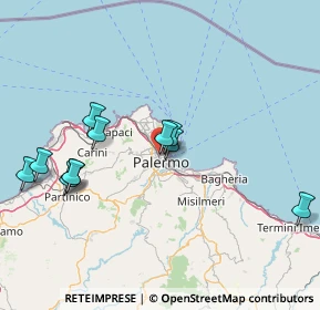 Mappa Piazza Virgilio, 90141 Palermo PA, Italia (17.50455)