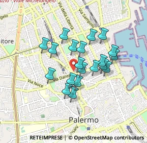 Mappa Piazza Virgilio, 90141 Palermo PA, Italia (0.757)