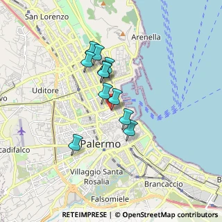 Mappa P.pe di, 90139 Palermo PA, Italia (1.44273)