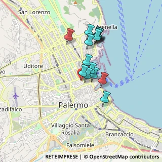 Mappa Via Principe di Belmonte, 90100 Palermo PA, Italia (1.59067)