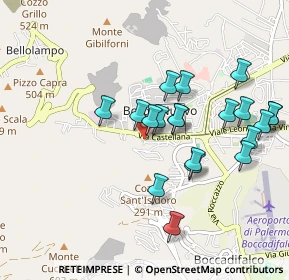 Mappa Via Bronte, 90135 Palermo PA, Italia (1.019)