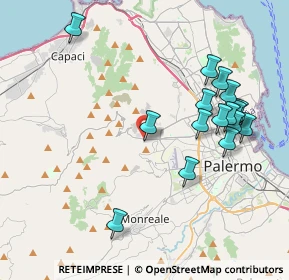 Mappa Via Bronte, 90135 Palermo PA, Italia (4.64938)