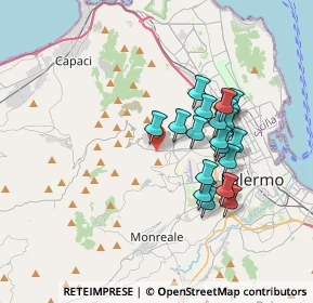 Mappa Via Bronte, 90135 Palermo PA, Italia (3.439)