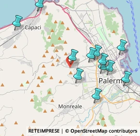 Mappa Via Bronte, 90135 Palermo PA, Italia (4.61417)