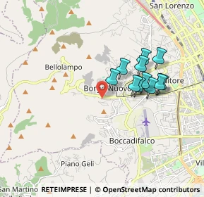 Mappa Via Bronte, 90135 Palermo PA, Italia (1.70545)
