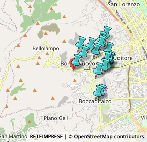 Mappa Via Bronte, 90135 Palermo PA, Italia (1.6985)