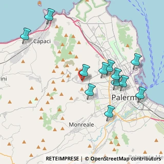 Mappa Via Pantalica, 90135 Palermo PA, Italia (4.56)