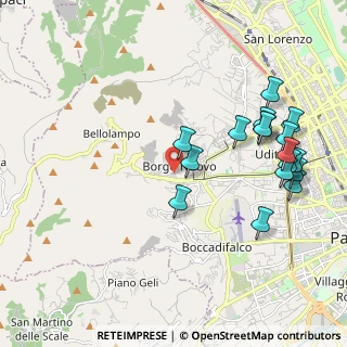 Mappa Via Pantalica, 90135 Palermo PA, Italia (2.49765)