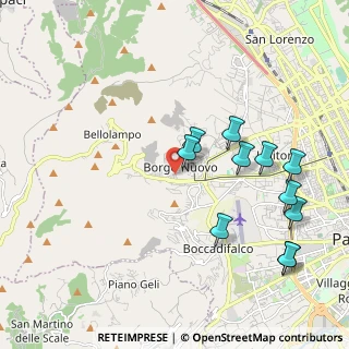 Mappa Via Pantalica, 90135 Palermo PA, Italia (2.43727)