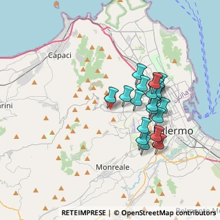 Mappa Via Erice, 90139 Palermo PA, Italia (3.586)