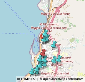 Mappa Via Santa Caterina d'Alessandria, 89121 Reggio di Calabria RC, Italia (1.05389)