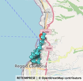Mappa Via Santa Caterina d'Alessandria, 89121 Reggio di Calabria RC, Italia (1.895)