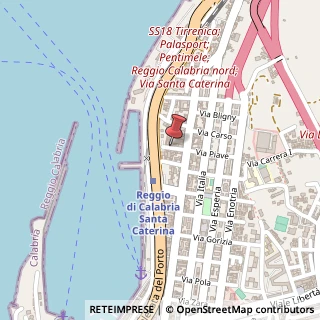 Mappa via Discesa Stazione Santa Caterina, 11, 89121 Reggio Calabria RC, Italia, 89121 Reggio di Calabria, Reggio di Calabria (Calabria)