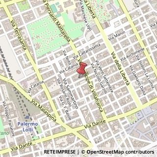 Mappa Via Siracusa, 29, 90141 Palermo, Palermo (Sicilia)