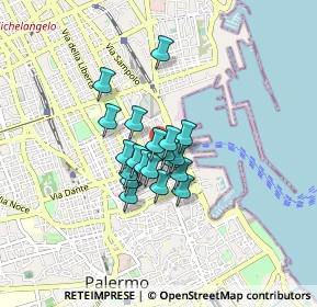 Mappa Via Principe Scordia, 90141 Palermo PA, Italia (0.574)