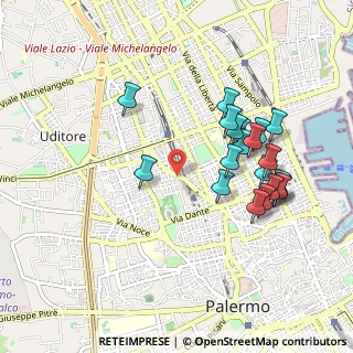 Mappa Piazza Raffaele Busacca, 90145 Palermo PA, Italia (1.048)