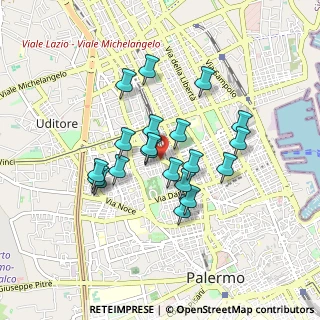 Mappa Piazza Raffaele Busacca, 90145 Palermo PA, Italia (0.7965)