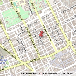 Mappa Via XX Settembre, 58, 90141 Palermo, Palermo (Sicilia)