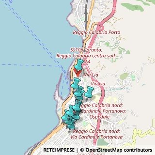 Mappa Via Monte Grappa, 89122 Reggio di Calabria RC, Italia (1.0875)