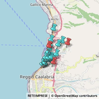 Mappa Via Monte Grappa, 89122 Reggio di Calabria RC, Italia (1.276)