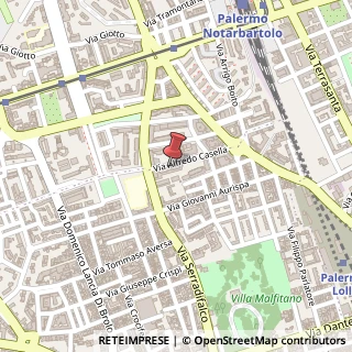 Mappa Piazza Diodoro Siculo, 4, 90141 Palermo, Palermo (Sicilia)
