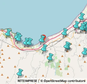 Mappa Via Torre Forte, 98054 Furnari ME, Italia (6.008)