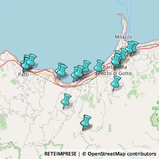 Mappa Via Torre Forte, 98054 Furnari ME, Italia (8.8095)