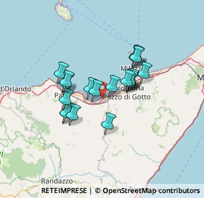 Mappa Via Torre Forte, 98054 Furnari ME, Italia (11.4075)