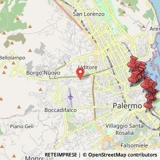 Mappa Via Andrea Guarneri, 90135 Palermo PA, Italia (3.69357)