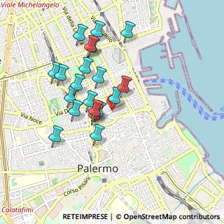 Mappa Via generale Magliocco, 90139 Palermo PA, Italia (0.943)