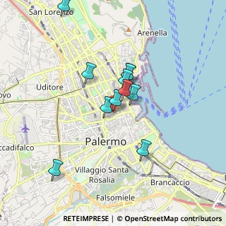 Mappa Via generale Magliocco, 90139 Palermo PA, Italia (1.63545)