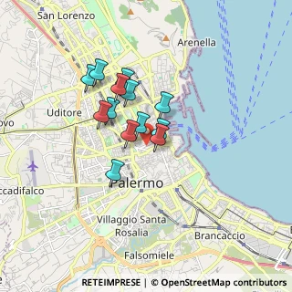 Mappa Via generale Magliocco, 90139 Palermo PA, Italia (1.37308)