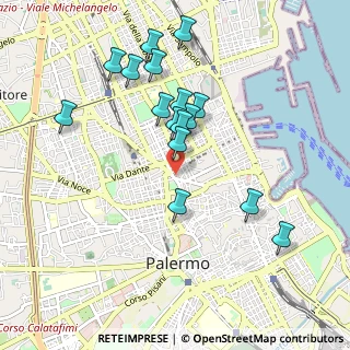 Mappa Piazza Giovanni Amendola, 90138 Palermo PA, Italia (1.02938)
