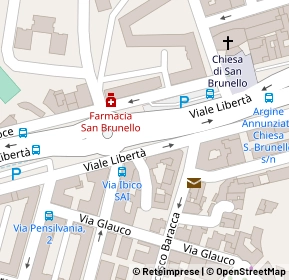Mappa Viale della libertà, 89123 Reggio Di Calabria RC, Italia (0.07692)