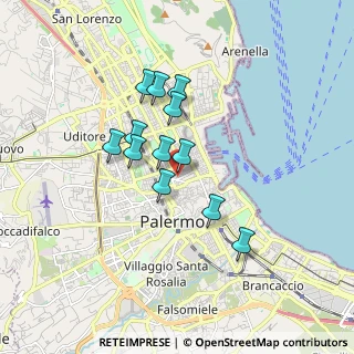 Mappa Via Abela Gaetano, 90141 Palermo PA, Italia (1.5125)