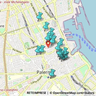 Mappa Via Abela Gaetano, 90141 Palermo PA, Italia (0.7715)