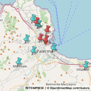 Mappa Via Abela Gaetano, 90141 Palermo PA, Italia (4.10417)
