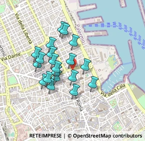 Mappa Piazza Colonna, 90133 Palermo PA, Italia (0.3955)