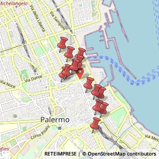Mappa Via Cavour, 90133 Palermo PA, Italia (0.73143)