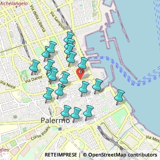 Mappa Via Cavour, 90133 Palermo PA, Italia (0.9575)