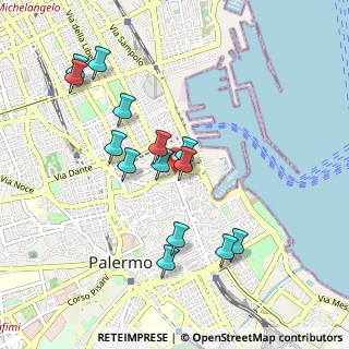 Mappa Via Cavour, 90133 Palermo PA, Italia (1.02)