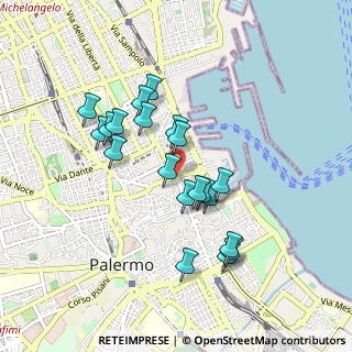 Mappa Via Cavour, 90133 Palermo PA, Italia (0.89)