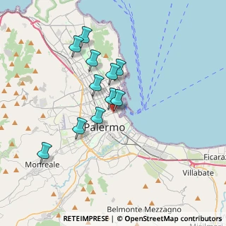 Mappa Via Cavour, 90133 Palermo PA, Italia (3.38545)