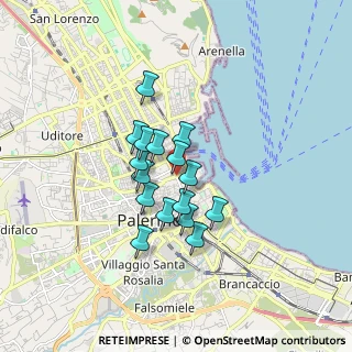 Mappa Via Cavour, 90133 Palermo PA, Italia (1.33563)