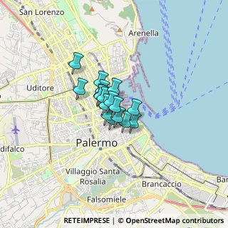 Mappa Via Cavour, 90133 Palermo PA, Italia (0.85294)