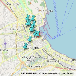 Mappa Via Cavour, 90133 Palermo PA, Italia (1.48083)