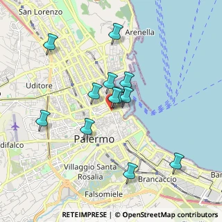 Mappa Via Cavour, 90133 Palermo PA, Italia (1.82333)
